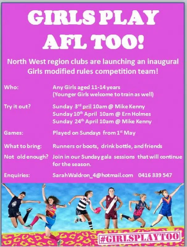 Inaugural Girls AFL