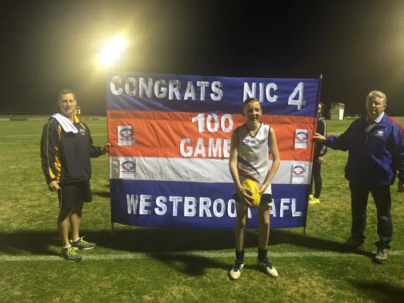 Nic Sparks on 100 games